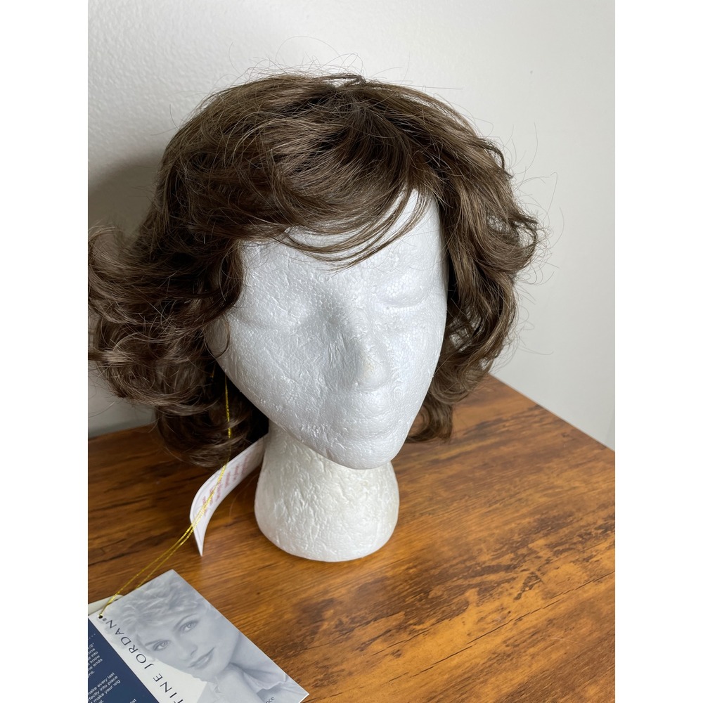 Christine Jordan Alyssa Wig A2134 Color 10B Brown Layered Curls Paula Young NWT
